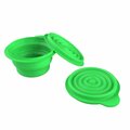 Amiableamable Collapsible Bowls with Lids - Green, 2PK AM2057575